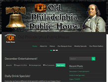 Tablet Screenshot of oldphillypublichouse.com